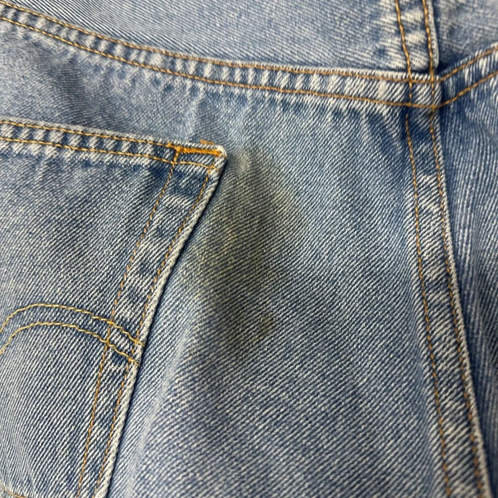 Levis 550‎ Relaxed Fit Denim Shorts Mens 36 Blue Medium Wash Vintage Jorts